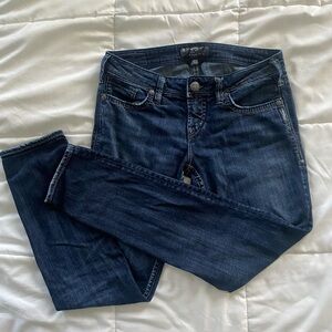 Silver Aiko Skinny Jeans